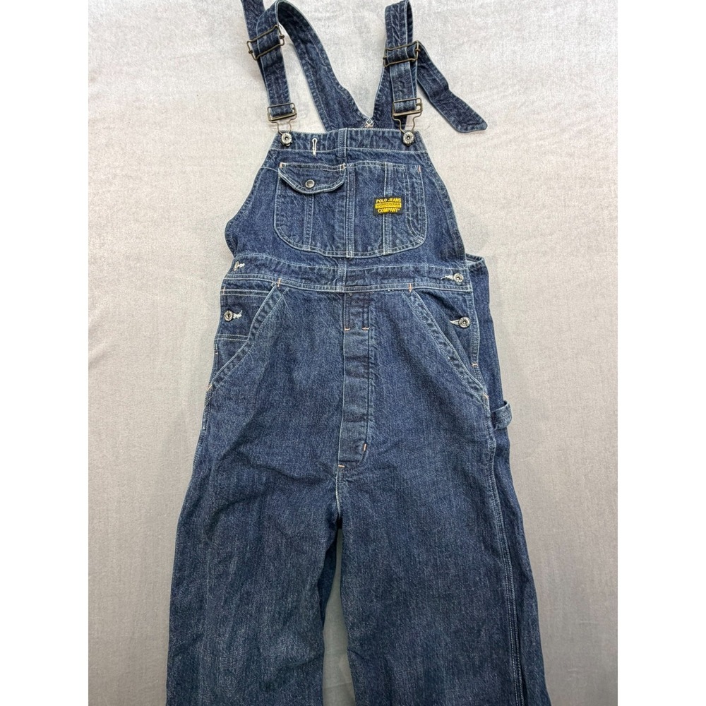 Ralph Lauren Blue Denim Overalls Jeans
